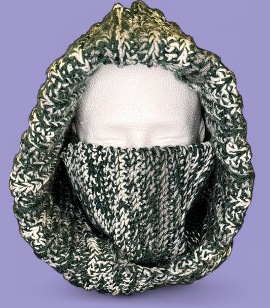 Hooded Turtleneck Cowl